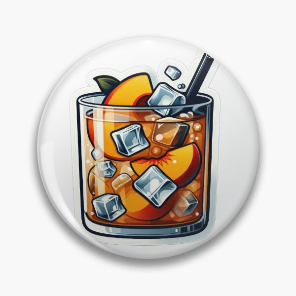 Item preview,  iced peach tea with peach designed and sold by Expressions-Sel.