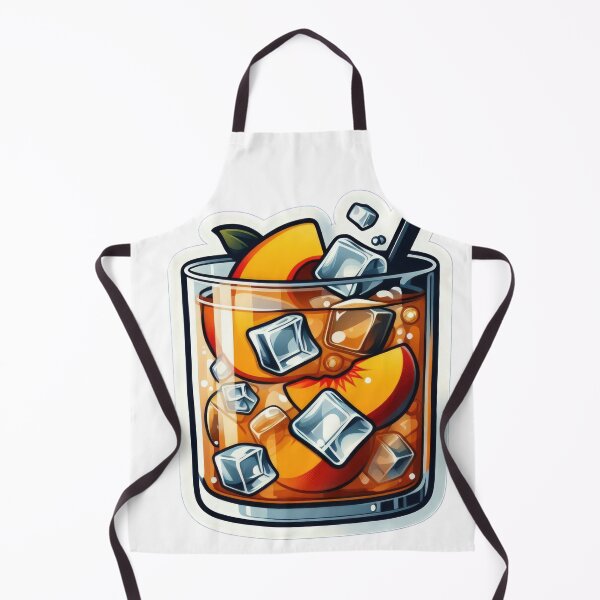 Item preview, iced peach tea with peach designed and sold by Expressions-Sel.