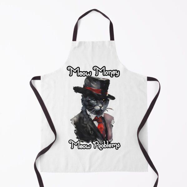 Item preview, "Meow Money, Meow Problems" Mafia Kitty Musings: Watercolor Mobster Cat Design designed and sold by MillennialVibe.