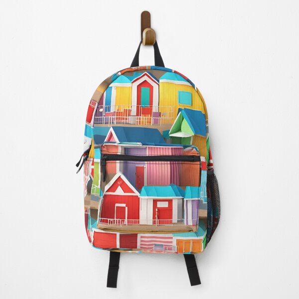Item preview, Origami Art - Seaside Serenity: Beach Huts by the Coastal Horizon designed and sold by ArtfulFolds.