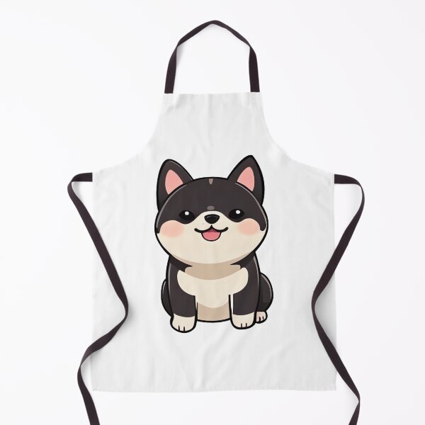 Item preview, Cute kawaii Black Shiba Inu designed and sold by PowesomePets.
