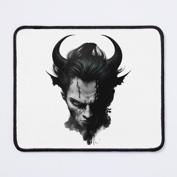 Item preview, Demon demons devil in black and white designed and sold by Frostquest.