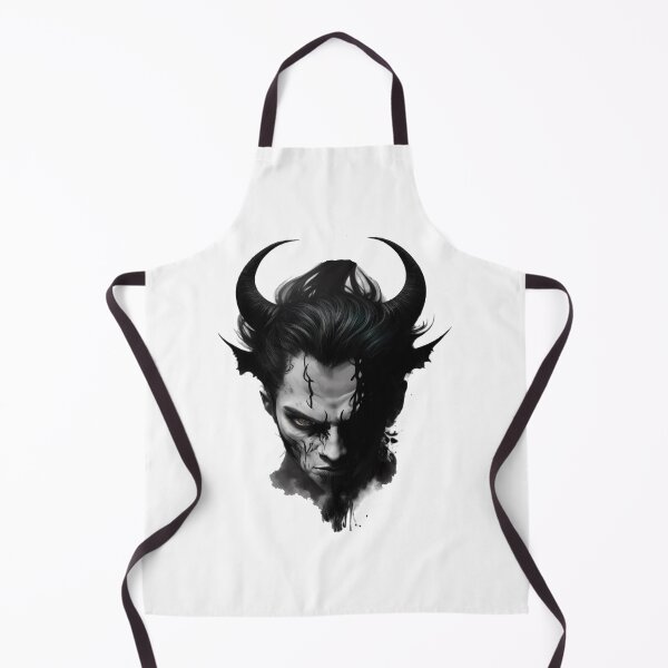 Item preview, Demon demons devil in black and white designed and sold by Frostquest.