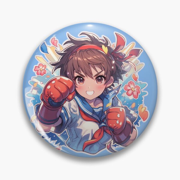 Item preview, chibi sakura fighter  designed and sold by letsvg.