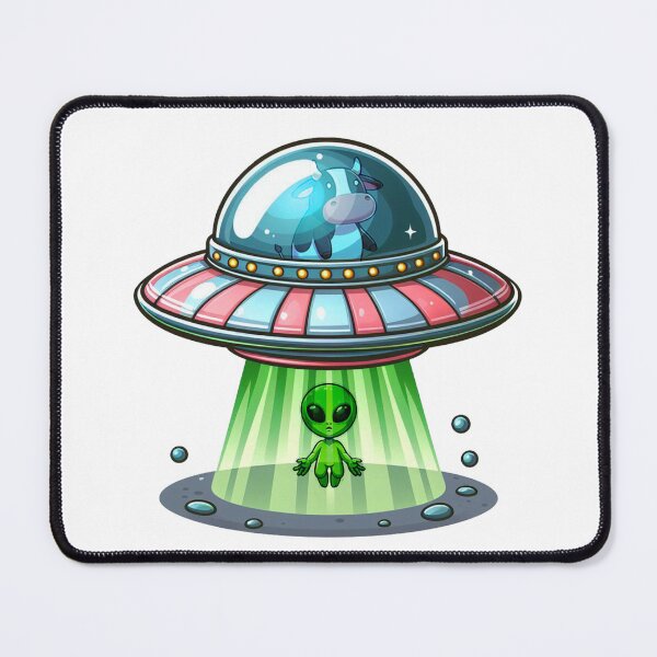 Item preview, Cow Abducting Alien designed and sold by Echonn.