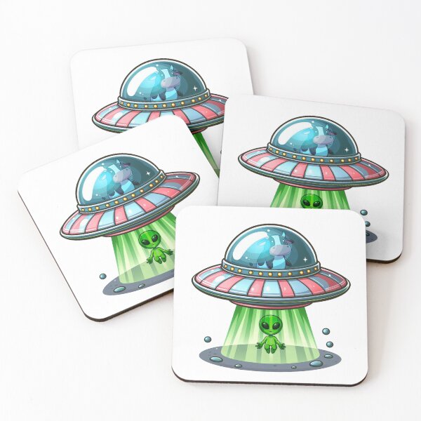 Item preview, Cow Abducting Alien designed and sold by Echonn.