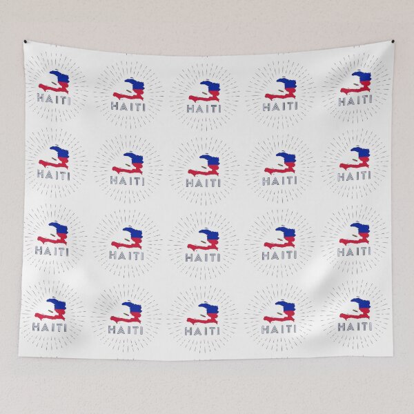 Item preview, Haiti Flag Burst designed and sold by Elev8 Haiti.
