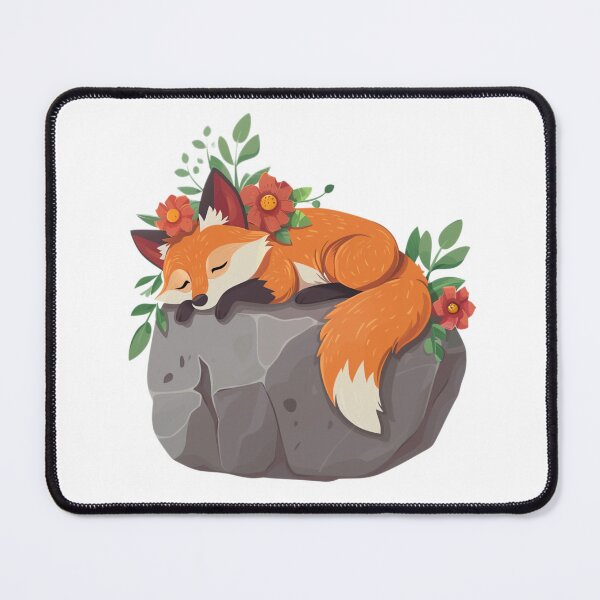 Aperçu de l'œuvre Renard dormant sur un rocher créée et vendue par Sarzel.