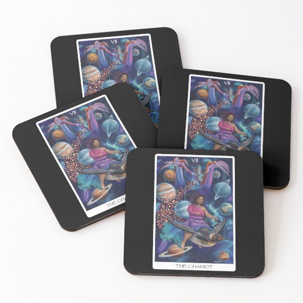 Item preview, The Chariot Tarot Card - Black designed and sold by Artbykayleighb.