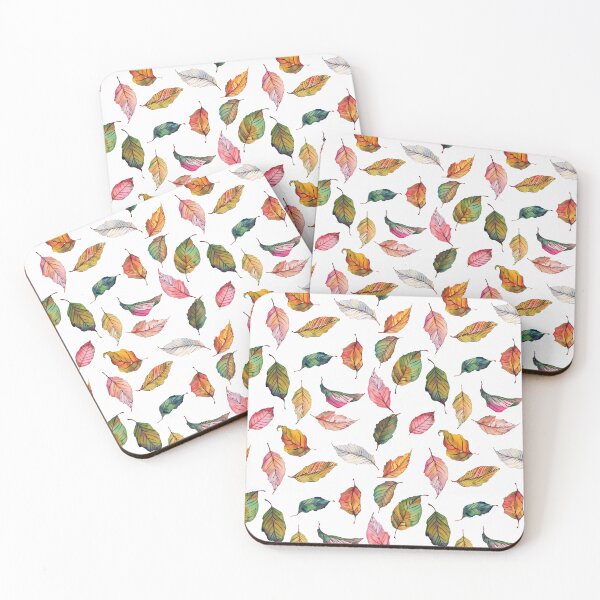 Item preview, Dry Autumn Leaf Pastel Pattern designed and sold by DreamBackDrops.