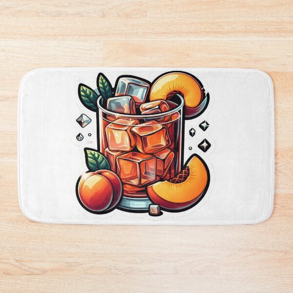 Item preview, iced peach tea with peach designed and sold by Expressions-Sel.