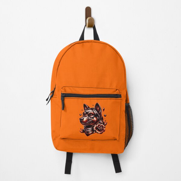 Item preview, Akita Inu head in metal - colored graphics designed and sold by AD-Digital-Art.