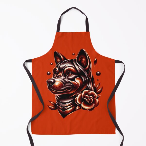 Item preview, Akita Inu head in metal - colored graphics designed and sold by AD-Digital-Art.
