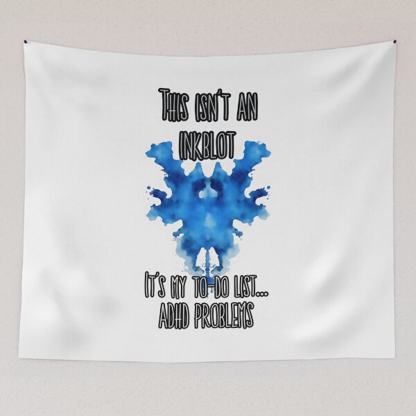 Item preview, ADHD Inkblot Agenda: Embracing Neurodiversity designed and sold by MillennialVibe.