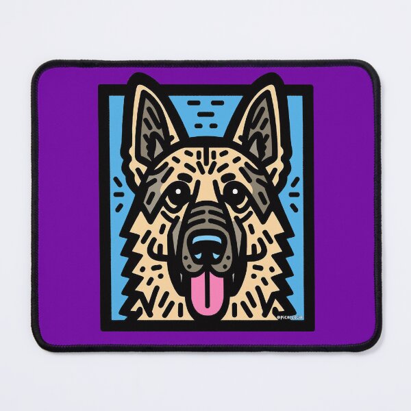 Item preview, German Shepherd Pop Art designed and sold by FunnehGacha.