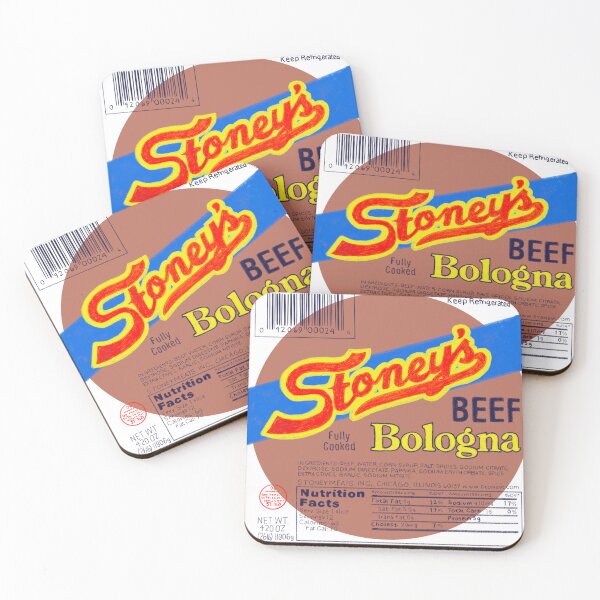 Item preview, Stoney's Bologna - BEEF - with meat designed and sold by okaybut whatif.