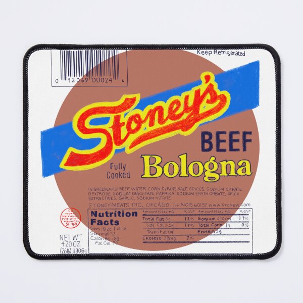 Item preview, Stoney's Bologna - BEEF - with meat designed and sold by okaybut whatif.