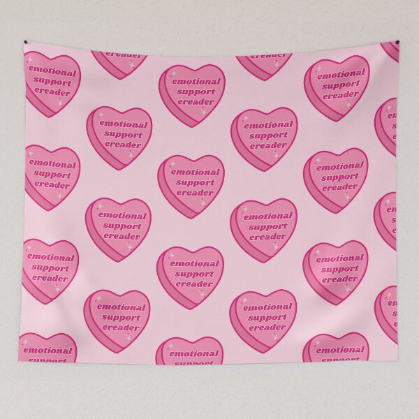 Item preview, Emotional Support Ereader - Pink designed and sold by BecomingBookish.