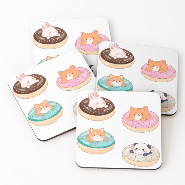 Item preview, Kawaii doughnut animals pack designed and sold by YaraCuteArt.