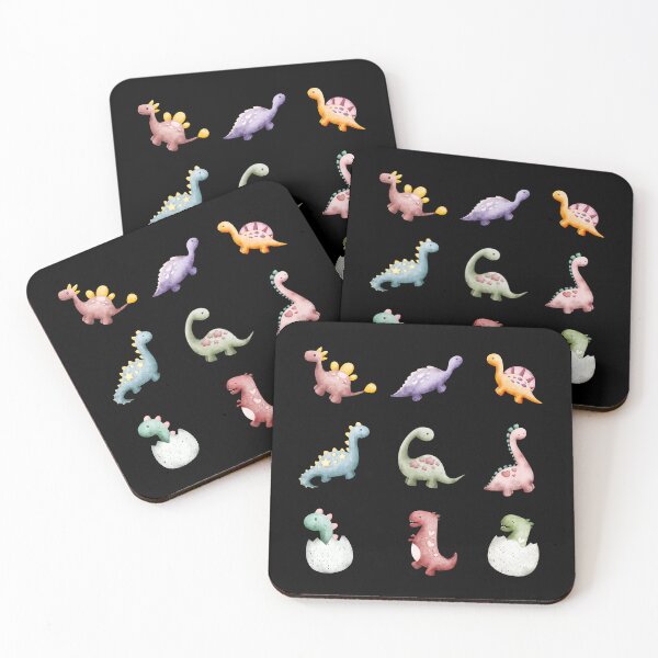 Item preview, Colorful Cute Dino Set - Dinosaur Lovers Gift designed and sold by patternjp.