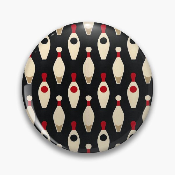 Artikelvorschau, Bowling Pins Geometric Pattern entworfen und verkauft von DreamBackDrops.