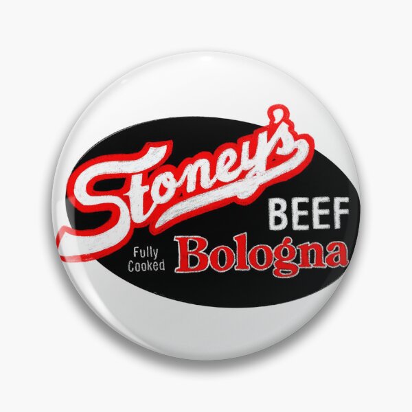 Item preview, Stoney's Bologna - Oval Logo - Transparent Red Black designed and sold by okaybut whatif.