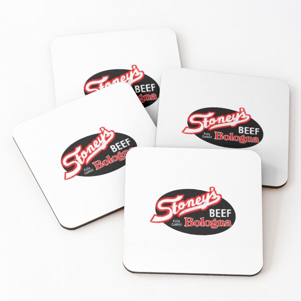 Item preview, Stoney's Bologna - Oval Logo - Transparent Red Black designed and sold by okaybut whatif.