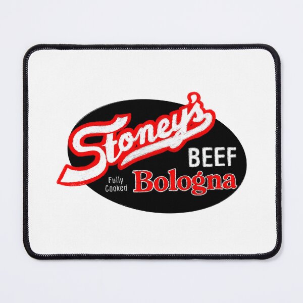 Item preview, Stoney's Bologna - Oval Logo - Transparent Red Black designed and sold by okaybut whatif.