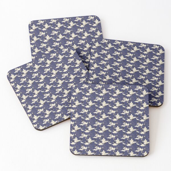 Item preview, Cats Falling From The Skyline Pattern designed and sold by DreamBackDrops.