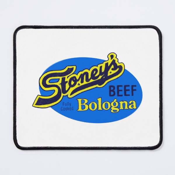 Item preview, Stoney's Bologna - Oval Logo - Navy Yellow designed and sold by okaybut whatif.