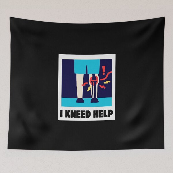 Item preview, I Kneed Help Funny Gifts For Patients With Knee Pain Or Knee Injury designed and sold by iX-Physio.