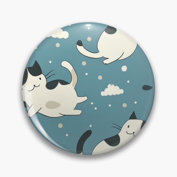 Item preview, Cats Falling From The Snowy Sky Pattern designed and sold by DreamBackDrops.
