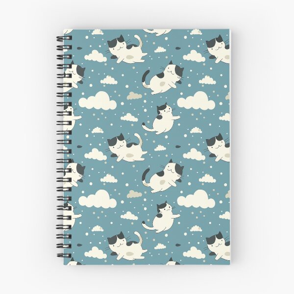 Item preview, Cats Falling From The Snowy Sky Pattern designed and sold by DreamBackDrops.