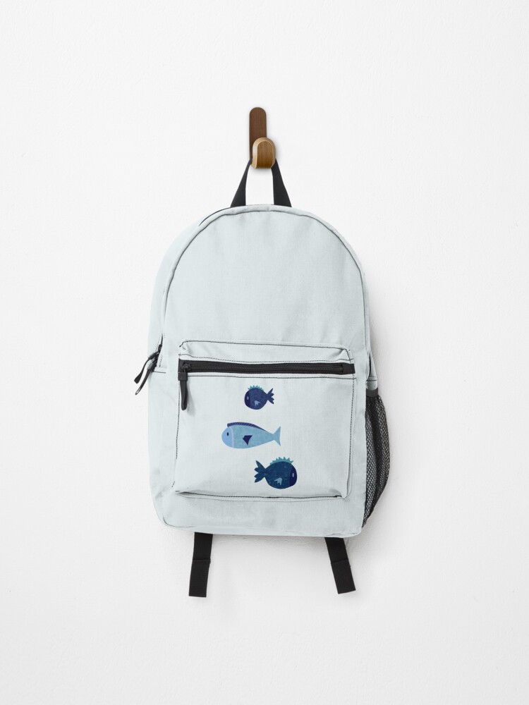 Thumbnail 1 of 3, Backpack, Cute Fish Art designed and sold by CarlaBaremb.