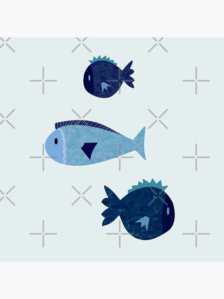 Thumbnail 2 of 2, Tote Bag, Cute Fish Art designed and sold by CarlaBaremb.