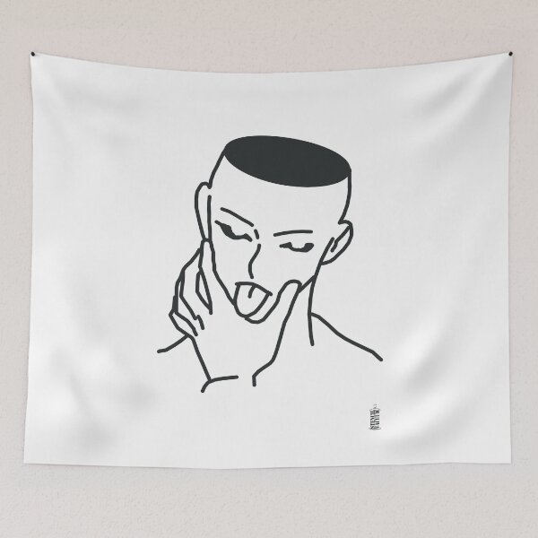 Item preview, stencil vacuum 02 designed and sold by teethontheroof.