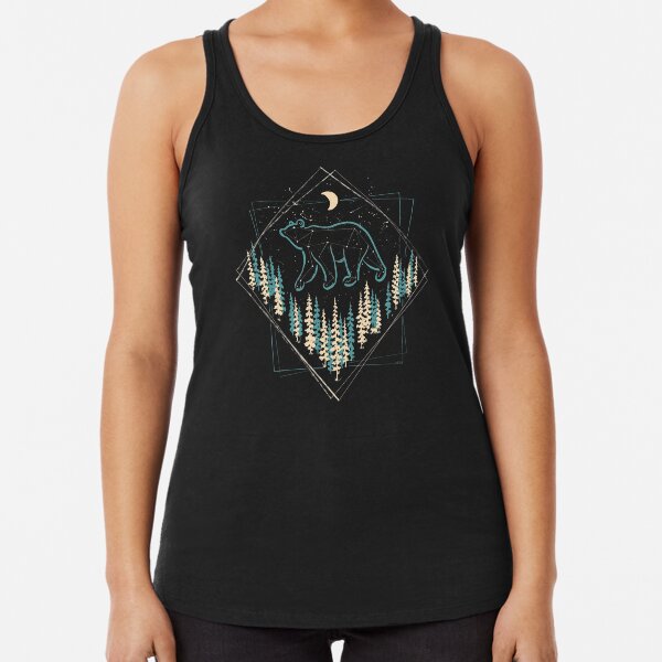 The Heaven's Wild Bear Racerback Tank Top