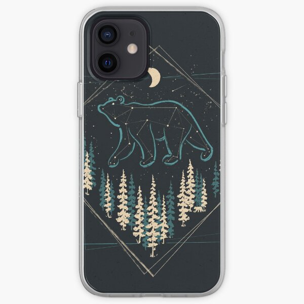 L'ours sauvage du ciel Coque souple iPhone