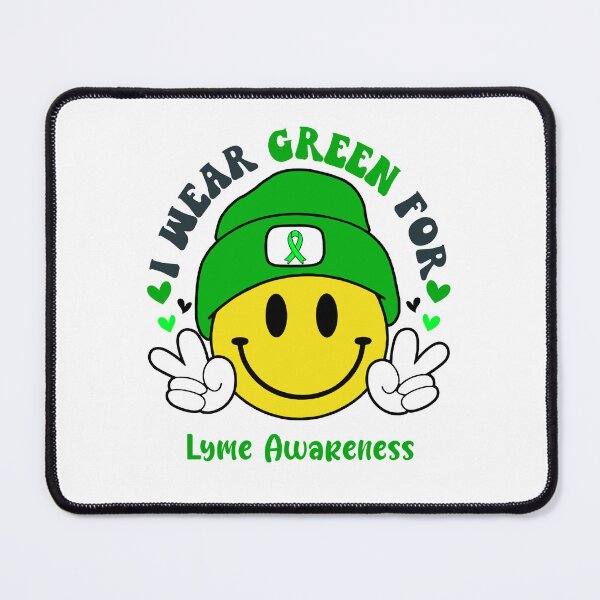 Item preview, I Wear Green For Lyme Awareness, Lyme Awareness Month designed and sold by KatMercerr.
