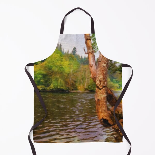 Item preview, large tree growing over river bank designed and sold by Taya Johnston.