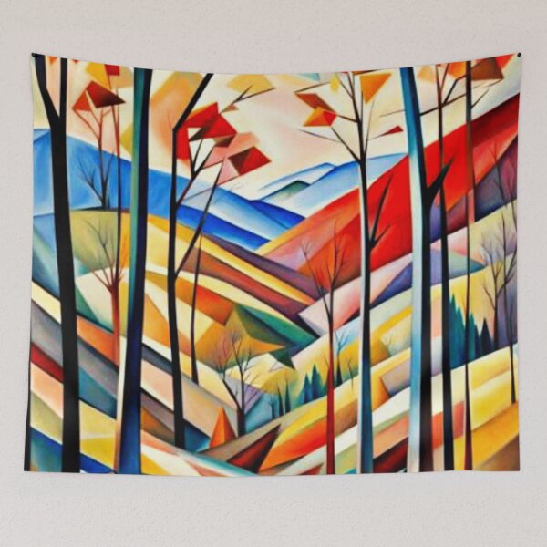 Item preview, Trees in mountain valley 4 designed and sold by George Hutton Hunter.