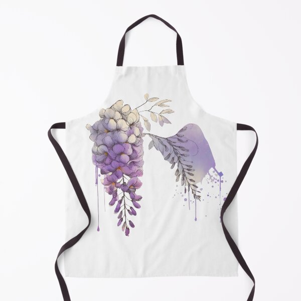 Item preview, Wisteria Whimsical doodle draw paint designed and sold by EmeraldeaArt.