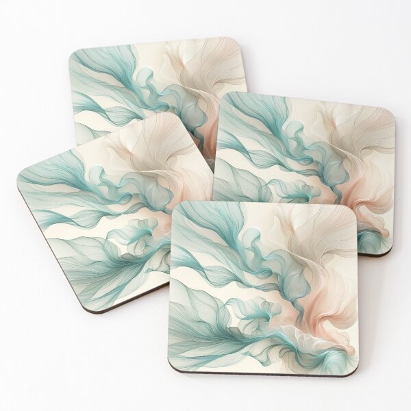 Item preview, Soft Turquoise & Pale Pink Elegance designed and sold by CardsStudio.