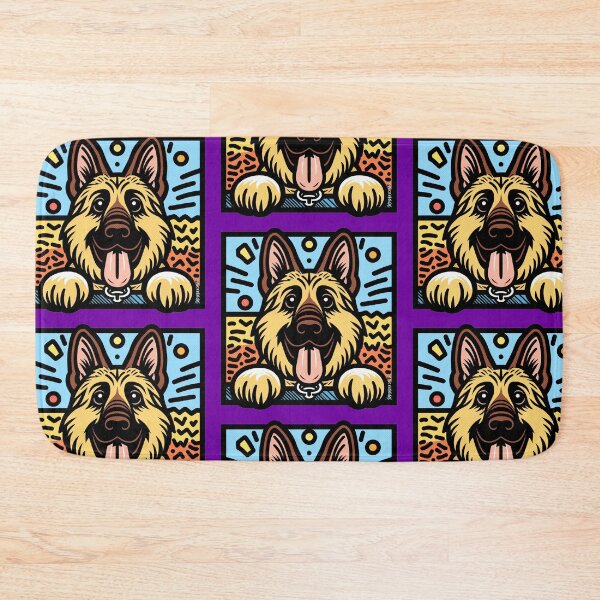 Item preview, German Shepherd Pop Art designed and sold by FunnehGacha.