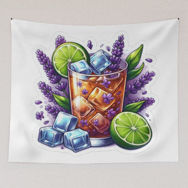 Item preview, iced lavender tea designed and sold by Expressions-Sel.