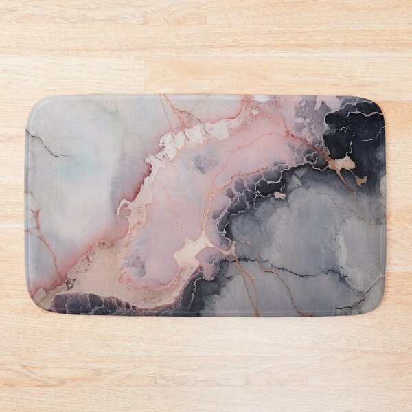 Item preview, Abstract Art Pink Grey Agate Design Nature Print  designed and sold by fluffstuffgifts.