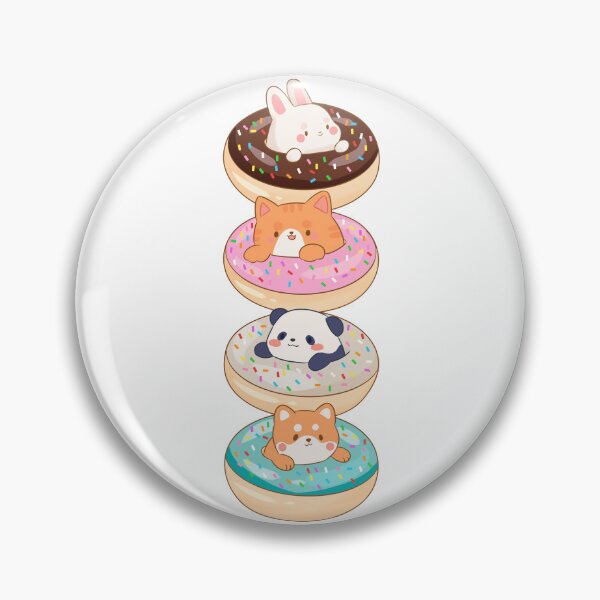 Item preview, Cute animals doughnut stack designed and sold by YaraCuteArt.