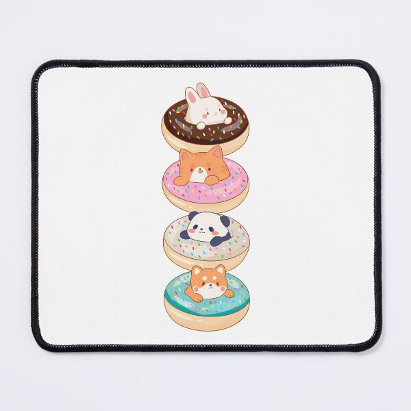 Item preview, Cute animals doughnut stack designed and sold by YaraCuteArt.