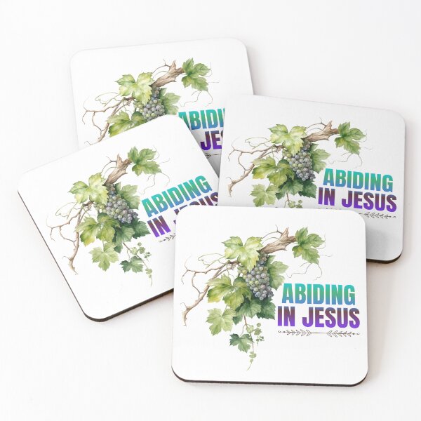 Item preview, Abiding in Jesus, Vine Branch & Grapes Art designed and sold by Faithloveshop.