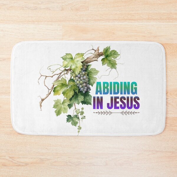 Item preview, Abiding in Jesus, Vine Branch & Grapes Art designed and sold by Faithloveshop.
